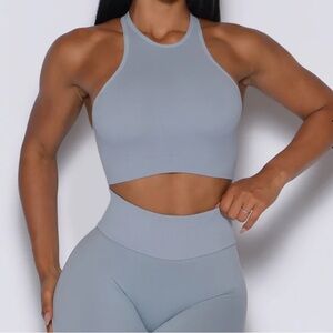 Bombshell Sportswear Lifter Seamless Sports Bra – Carbon, Size Medium